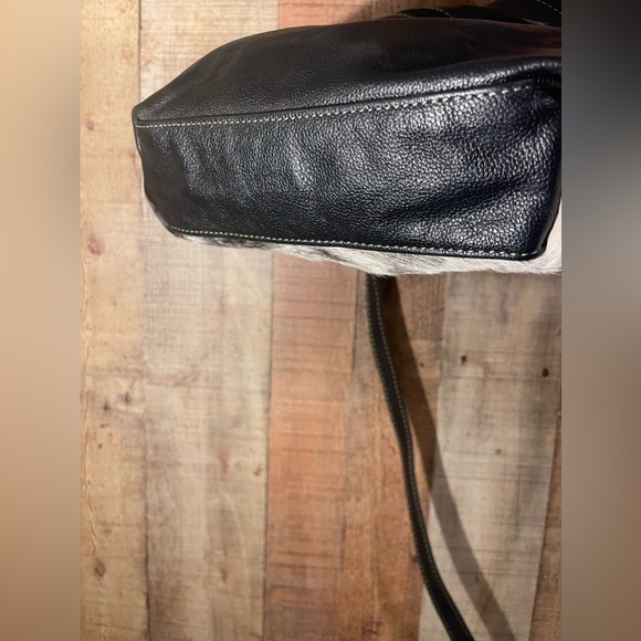 LIKE NEW MYRA Genuine Leather & Natural Cowhide On Shoulder/ Cross Body bag - Picture 5 of 7